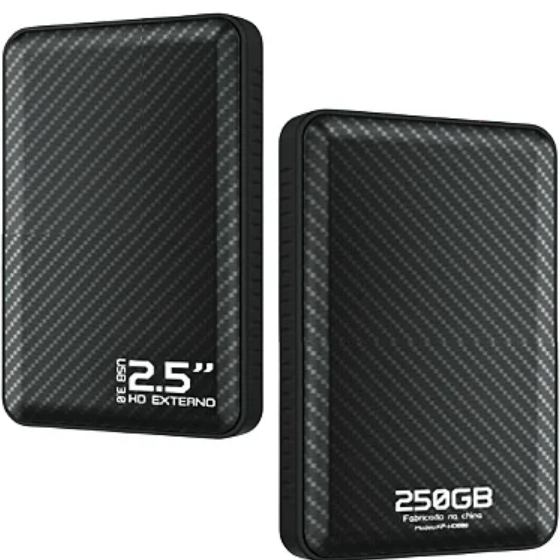 HD Externo Portátil 2.5 Polegadas 250GB USB 3.0 Knup KP-HD808