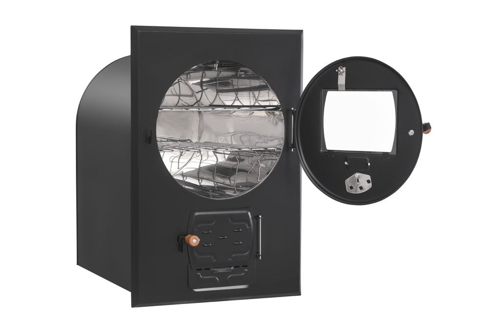 Forno a Lenha de Embutir Hidro Médio 138 Litros Inox 430