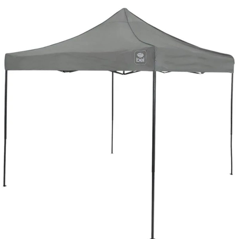 TENDA GAZEBO 3 m x 3 m POLIETILENO CINZA - BEL (P55)