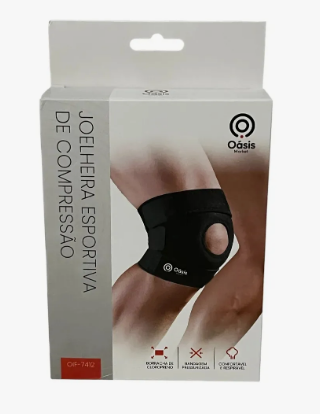 Joelheira Esportiva de Compressão Oasis OIF-7412