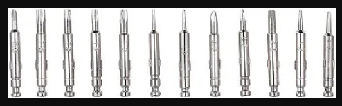 Kit de Chaves de Precisão 25 em 1 Fenda Torx Philips para Celular Notebook Knup KP-AA026