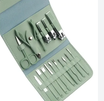 Kit de Manicure Profissional com 16 Peças Oasis OIH-5403