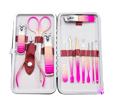 Kit de Manicure com 12 Peças Luatek LMF-1168