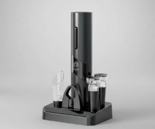 Kit para Vinho com Abridor Elétrico a Pilha 6V 25W Oasis OIH-2401
