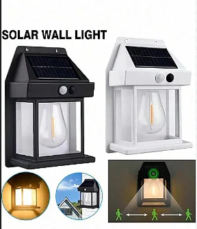 Lanterna Arandela Solar com Sensor 600lm 5,5V 1W B-Max BM-8530