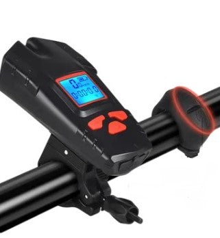 Lanterna de LED para Bicicleta com Sirene e Acionador Luatek LK-045