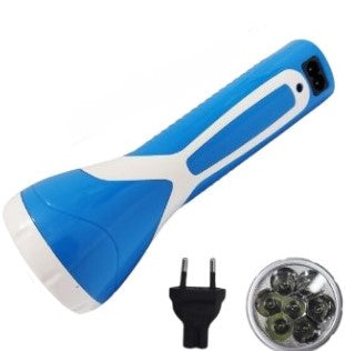 Lanterna de LED Recarregável 0.56W Com Plug Embutido DP-1908