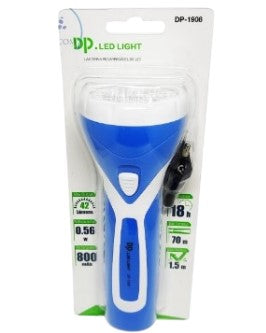 Lanterna de LED Recarregável 0.56W Com Plug Embutido DP-1908