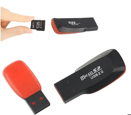 Leitor de Cartão Micro SD USB 2.0 Plug & Play com LED Knup KP-HM039