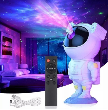 Luminária Projetor de Astronauta com Controle Remoto 5V 1A Oasis OIH-4881