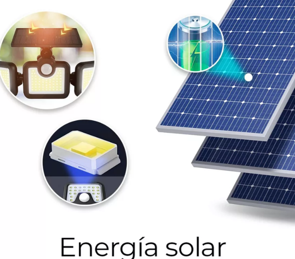 Luminária Solar com Sensor de Movimento 108 LEDs e Controle Luatek LKY-0051