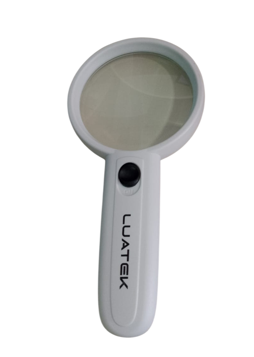 Lupa de Mão com LED Aumento 3x Luatek LK-1065
