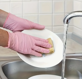Luva para Limpeza com 100 Unidades Oasis OIH-2927