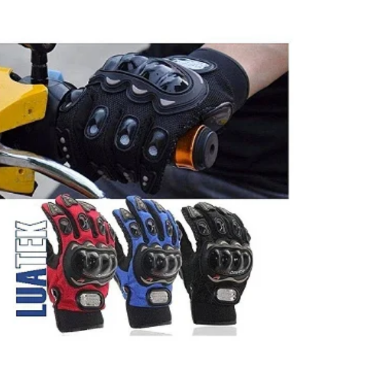 Luva Sport de Malha com Proteção para Moto, Bike e Esportes Luatek LKS-802