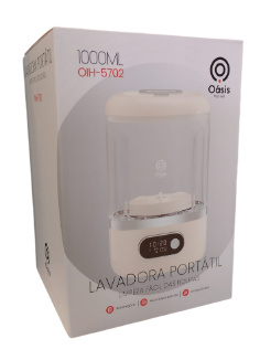 Máquina de Lavar Roupa Portátil 1000ml 5V 2A 15W Oasis OIH-5702