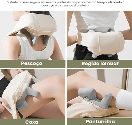 Massageador Elétrico de Pescoço 5V 1A 25W Oasis OIH-5351