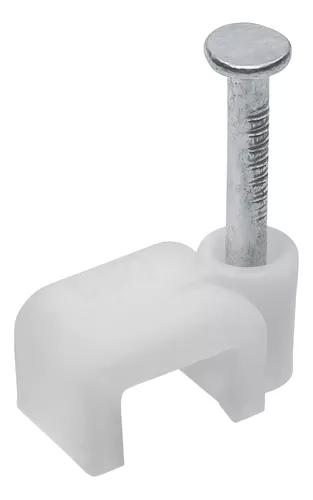 Grampo (Miguelão) Para Fixar Cabos 10mm com 100 Peças Bomvink BOM-5312