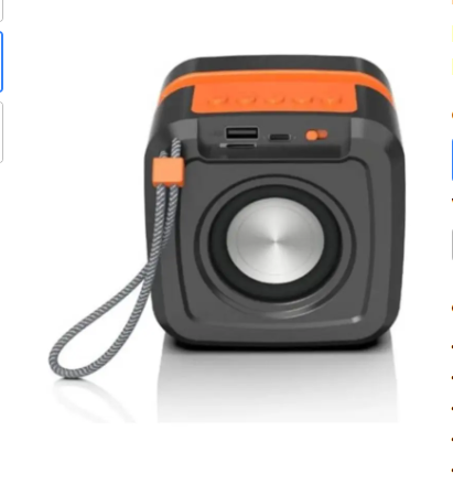 Mini Caixa de Som Bluetooth 5.0 Recarregável com Iluminação RGB 5W Mixor Acessórios YX-911