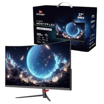 Monitor de LED 27" Full HD 100Hz 1ms 25W com Cabo HDMI Grasep D-GR270