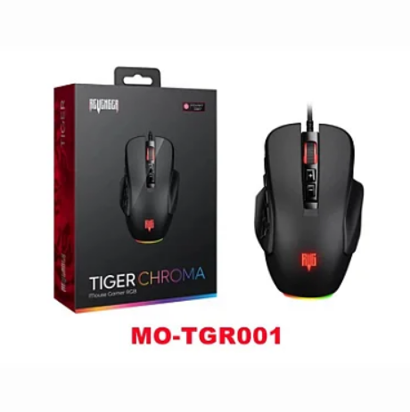 Mouse Gamer RGB USB 6200DPI Tiger Chroma Revenger MO-TGR001