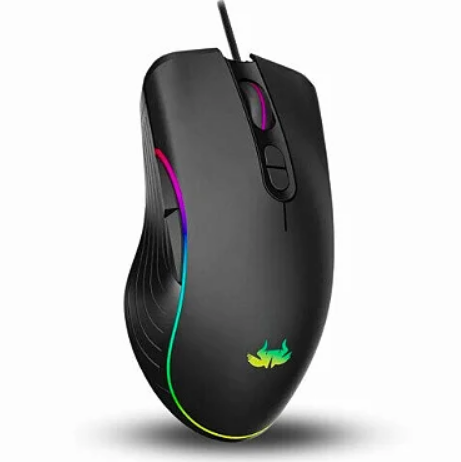 Mouse Gamer RGB USB 7200 DPI 7 Botões Knup KP-MU011