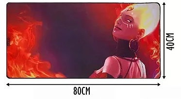 Mouse Pad Gamer Extra Grande 40 x 80cm com Base Antiderrapante Knup KP-S09