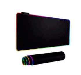 Mouse Pad Gamer RGB 800 x 300 x 3mm com Cabo USB Lecover LMP-10