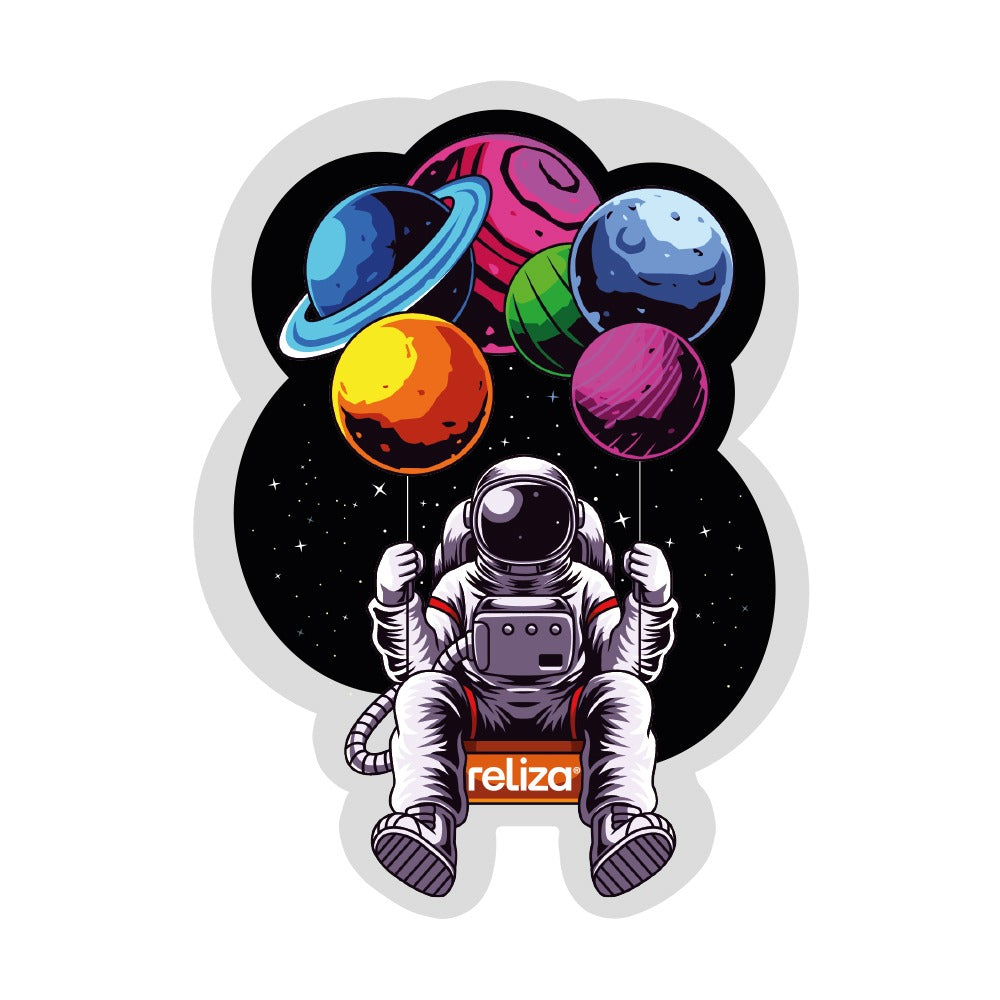 Mousepad Decor Colorfun Astronauta de Neoprene com 4 Ímãs Reliza 010580 23681