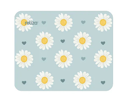 Mousepad Retangular em Neoprene Estampa Margarida 17,5x21cm Reliza 010548