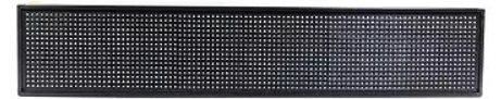 Painel Letreiro de LED RGB 3 Cores 100x20cm Programável Por Wi-Fi Luatek LK-G10020