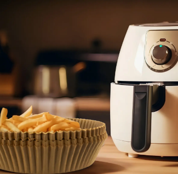 Papel Manteiga Descartável para Air Fryer Redondo 16cm com 100 Unidades Oasis OIH-2750