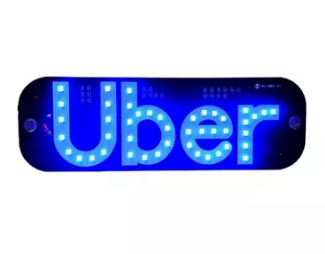 Placa Luminosa LED para Veículos de Aplicativo USB It-Blue LE-2231