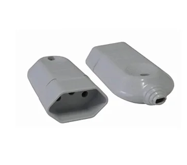 Plug Fêmea para Extensão Tripolar 10A 127V a 220V Compolux CX-208/Z
