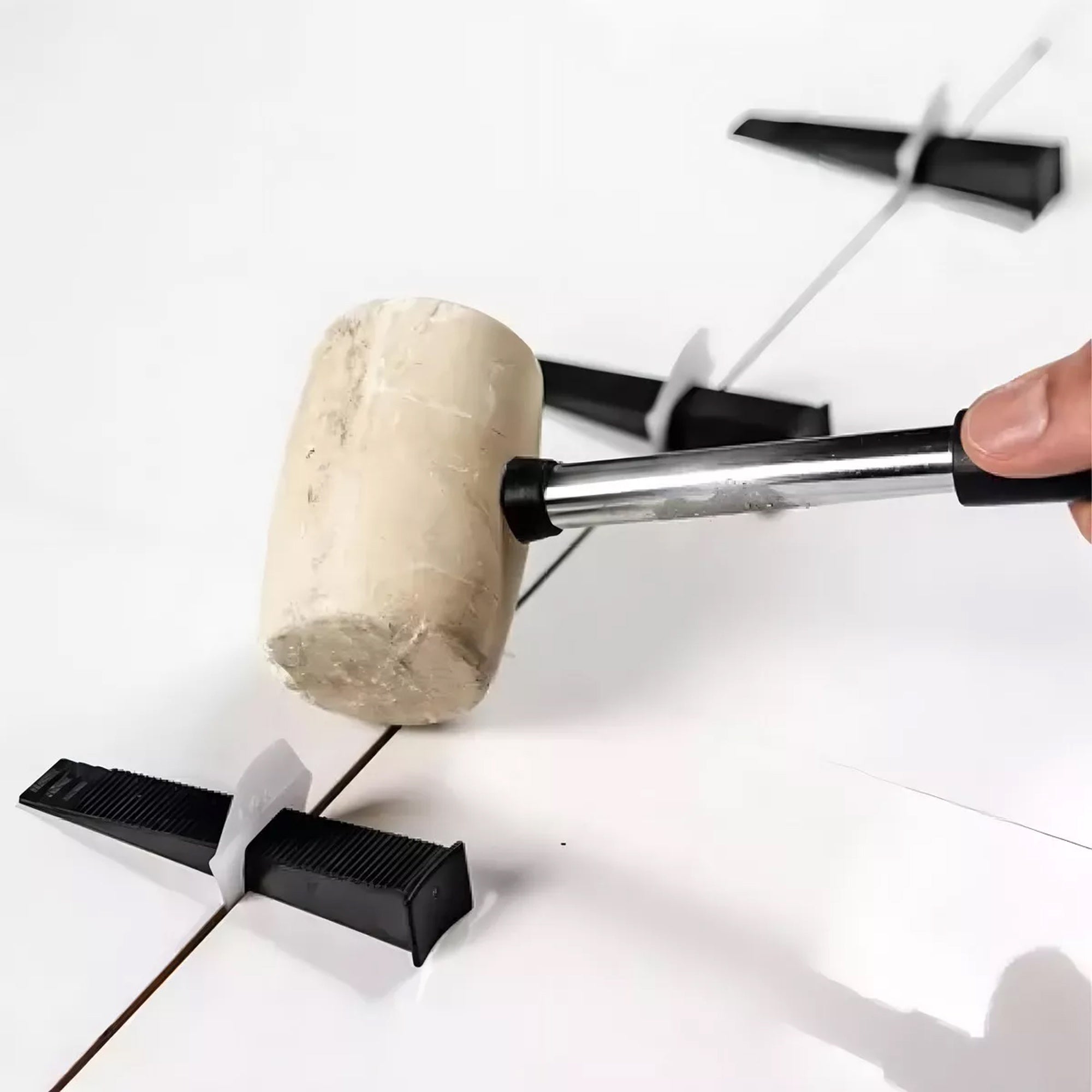 1000 Niveladores 2mm + 100 Cunhas Pisos e Porcelanatos