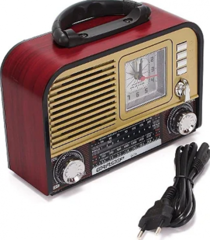 Rádio Portátil Bluetooth 5.0, USB, Micro SD e FM 10W Grasep D-F9