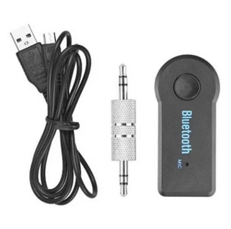 Receptor de Áudio Bluetooth para Carro com Microfone Recarregável Linyan B01