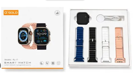 Relógio Inteligente Smartwatch Bluetooth 5.0 A'Gold RL-17