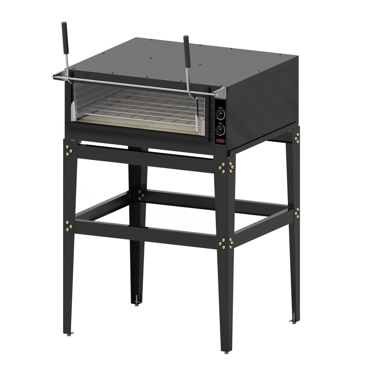 Forno Guilhotina Elétrico Saro FG8622 80x60 cm 220V com Cavalete 8 Pizzas