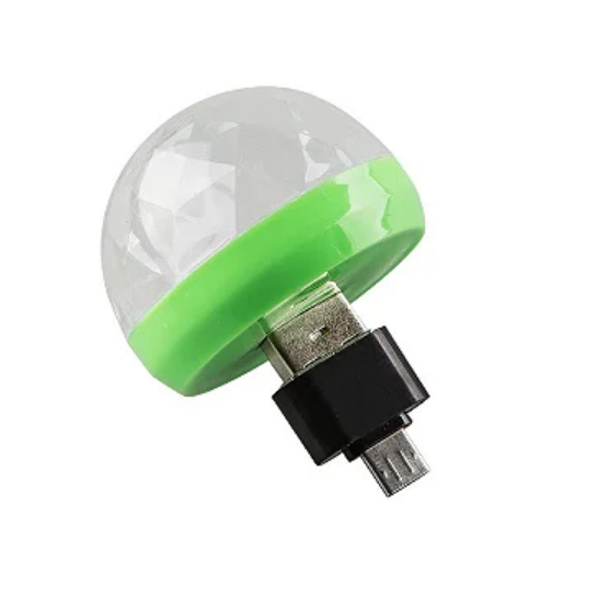 Mini Globo LED USB 4W Com Adaptador V8 Luckfoyu TB-1319