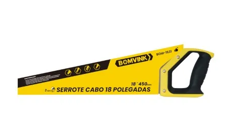 Serrote Manual 18" com Cabo Emborrachado Bomvink BOM-1531