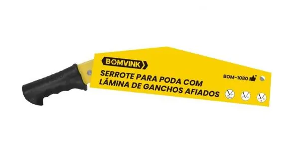 Serrote para Poda com Lâmina de Ganchos 14 Polegadas em Aço Manganês Bomvink BOM-1080