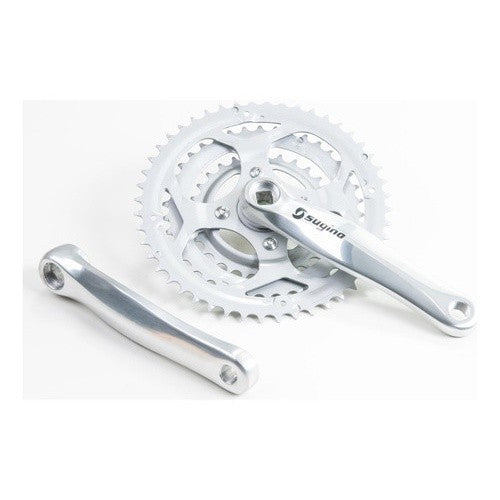 Pedivela Mtb Aluminio, 170mm, Polido, Clh 28/38/48d Index