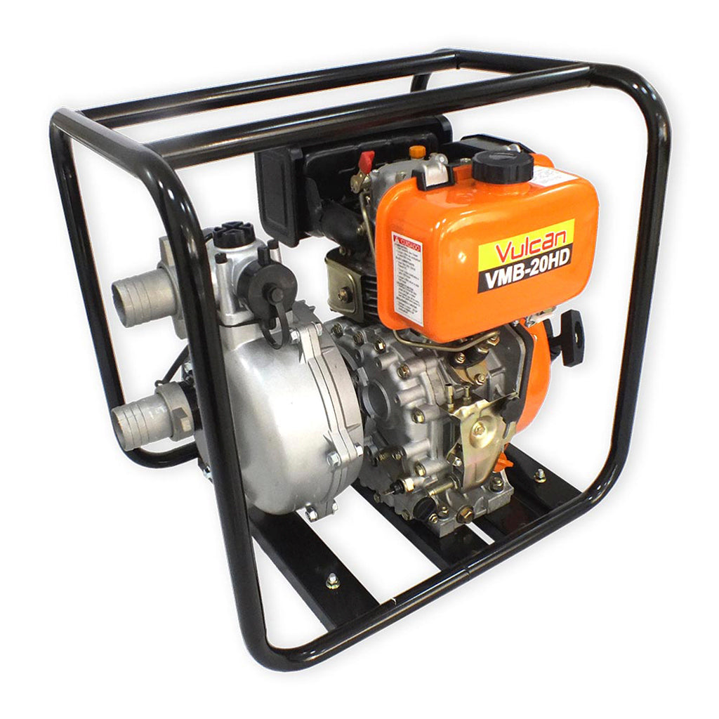 Motobomba Diesel Autoescorvante de Alta Pressão 2" Pol 296cc 7HP VMB20HD Vulcan Trent – foto 1