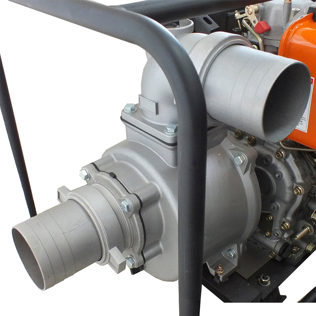 Motobomba Diesel Autoescorvante 4" Pol 406cc 9HP Partida Manual VMB40D Vulcan Trent – foto 4