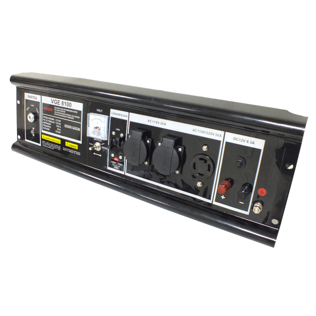 Painel Completo com Chaves de Ignição para Gerador VGE8100 – foto 3