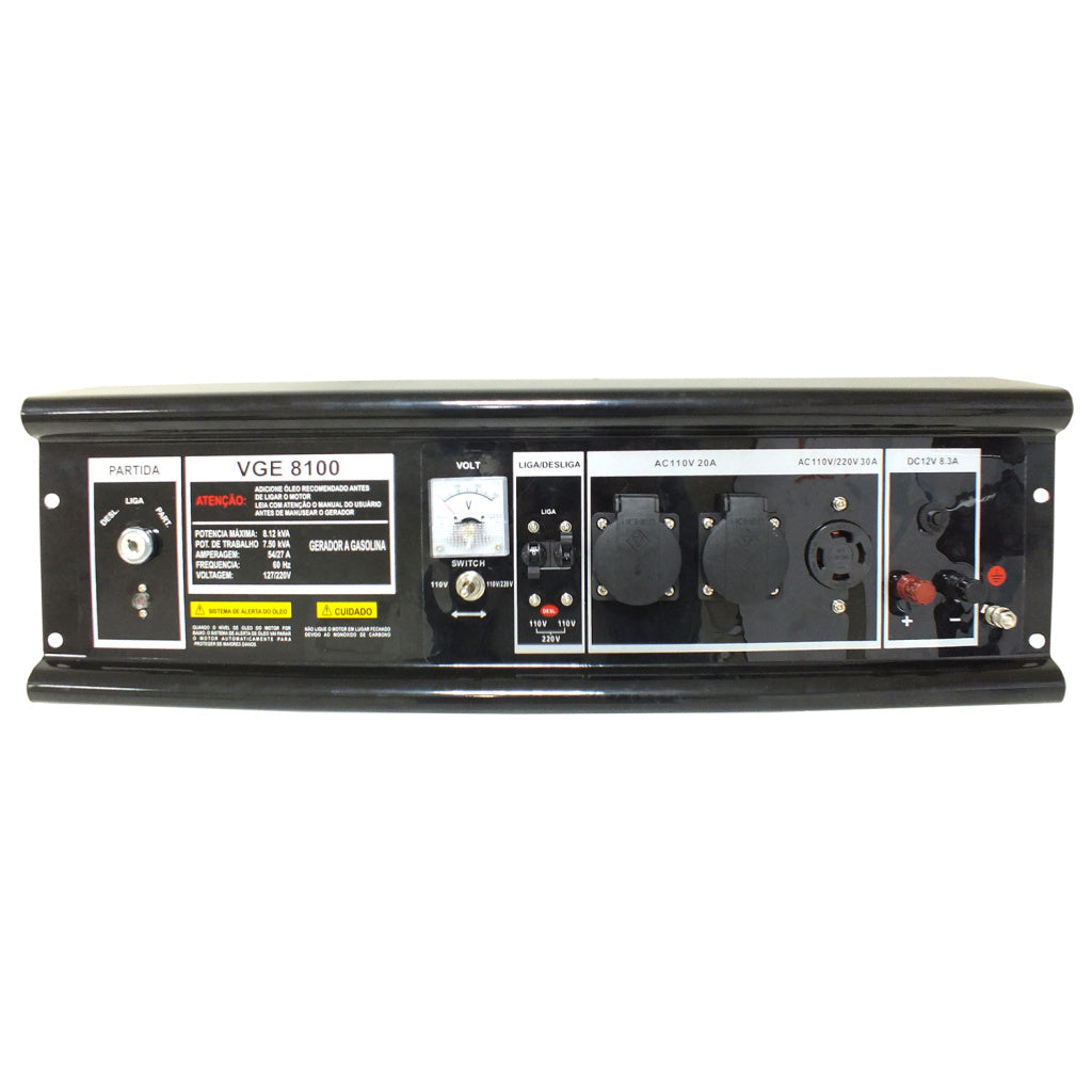 Painel Completo com Chaves de Ignição para Gerador VGE8100 – foto 5