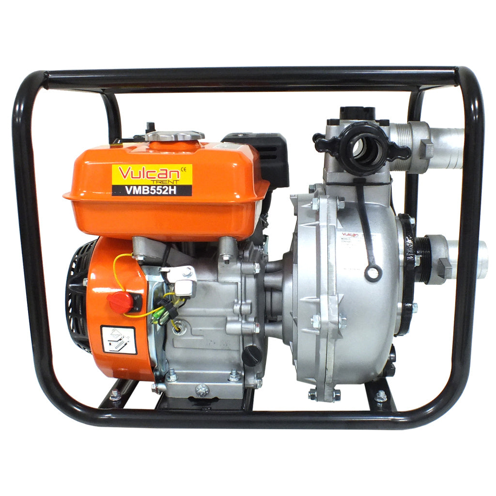 Motobomba Gasolina 4T Autoescorvante de Alta Pressão 2" Pol 212 Cc 7HP VMB552H Vulcan Trent – foto 2
