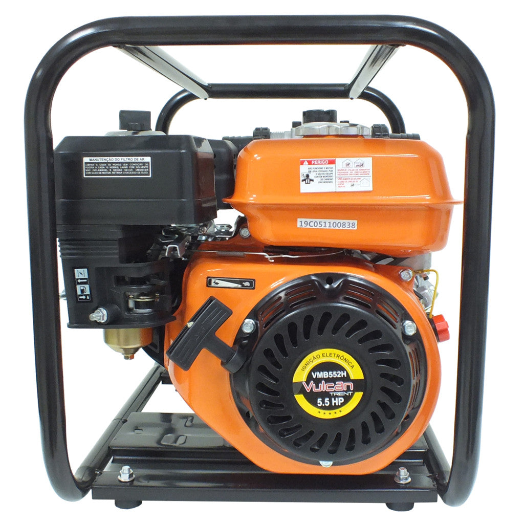 Motobomba Gasolina 4T Autoescorvante de Alta Pressão 2" Pol 212 Cc 7HP VMB552H Vulcan Trent – foto 5