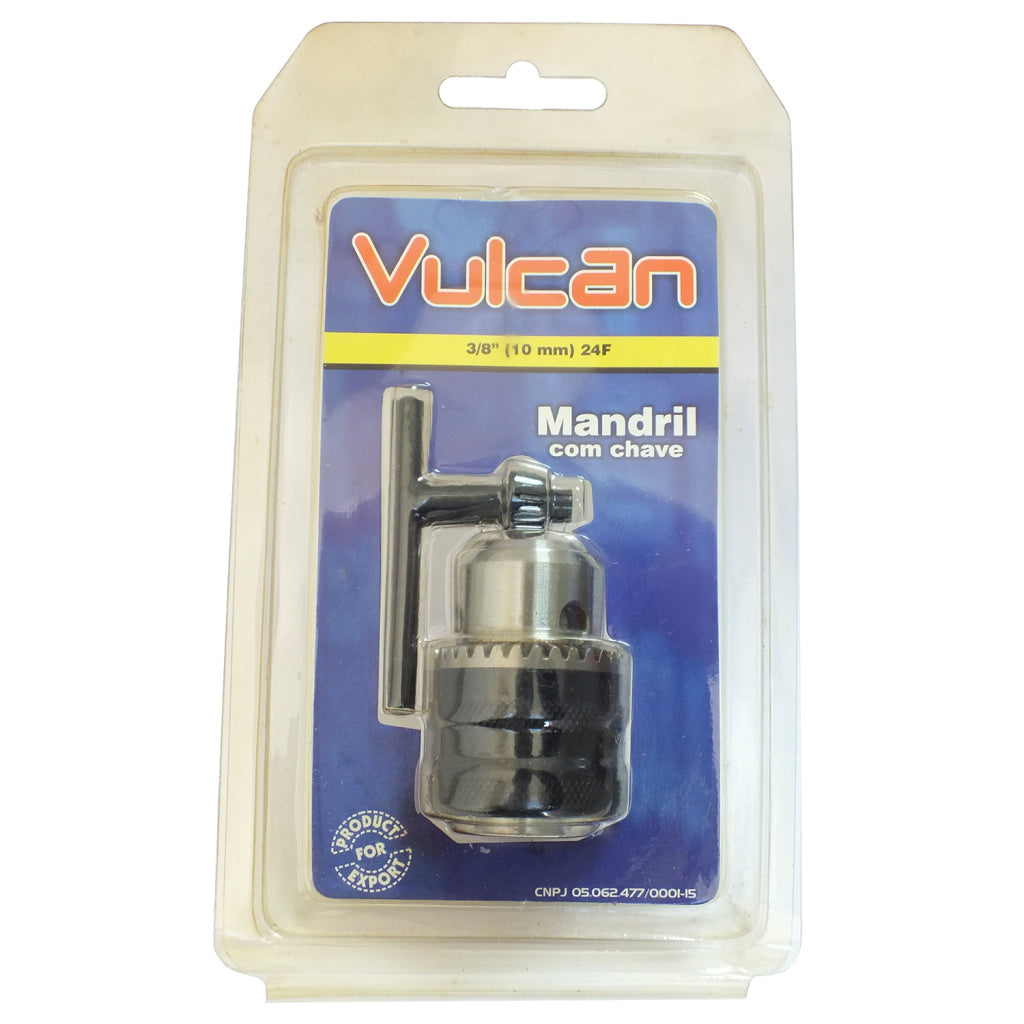 Mandril 3/8" (10mm) com Chave Marca Vulcan – foto 4