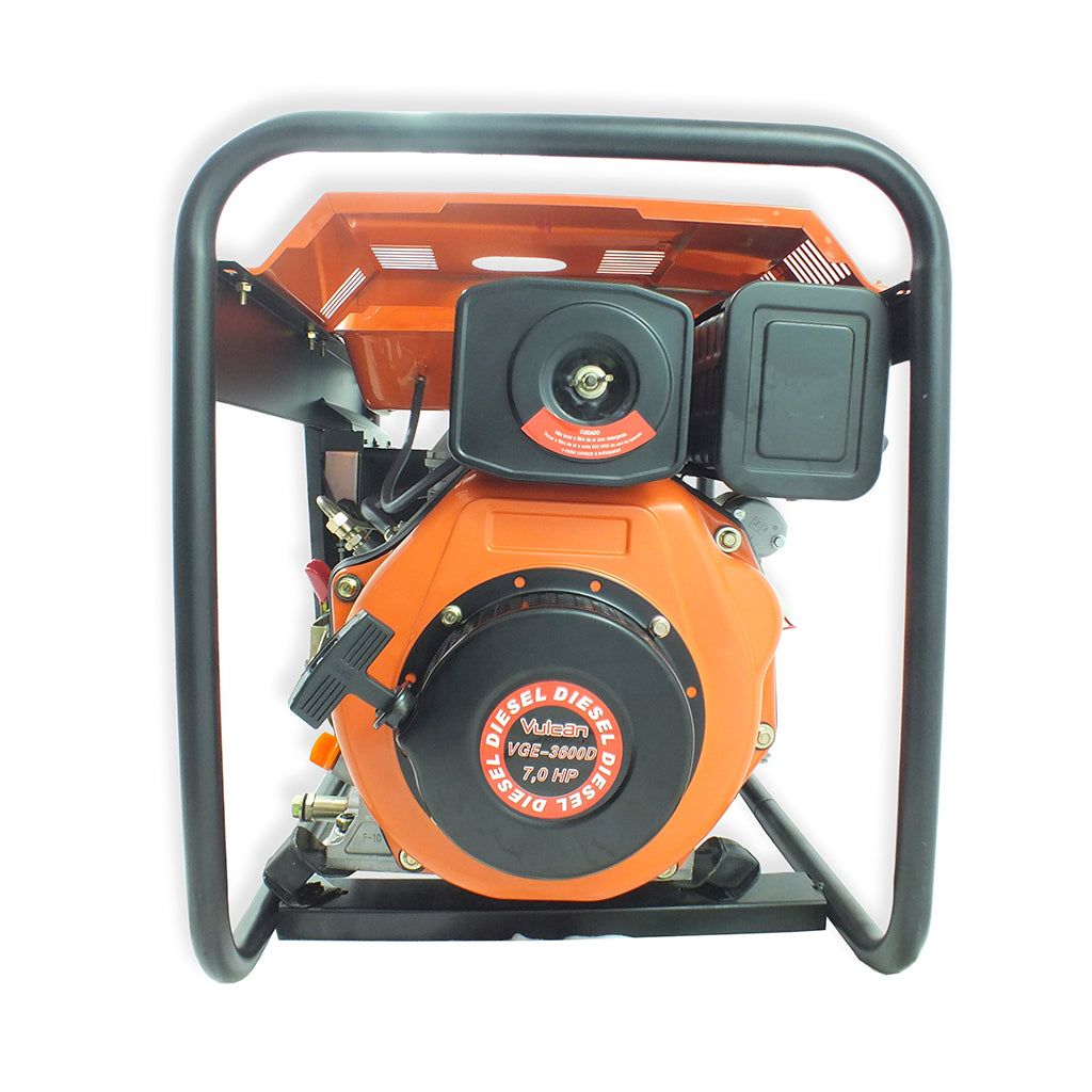 Gerador Diesel 269cc 7HP 3.6kVA 3600W Bivolt Partida Elétrica VGE3600D Vulcan Trent – foto 3
